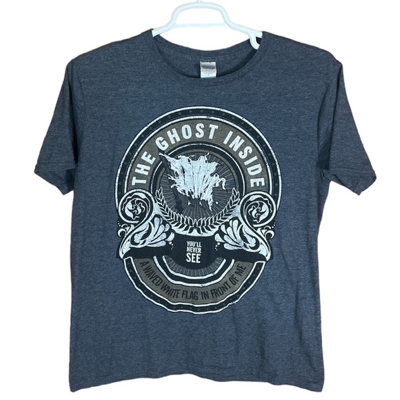 The Ghost Inside t-shirt Mens Large Bands Casual Metalcore Grunge Music Logo - Picture 1 of 6